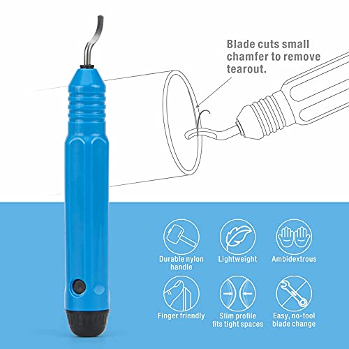 Tube Deburring Tool with Fast Rotating Blade