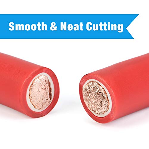 iCrimp Wire Cutter, Shear Cut, Electrician's Cable Cutting Pliers Up to 3 Gauge Wires, Compact Style