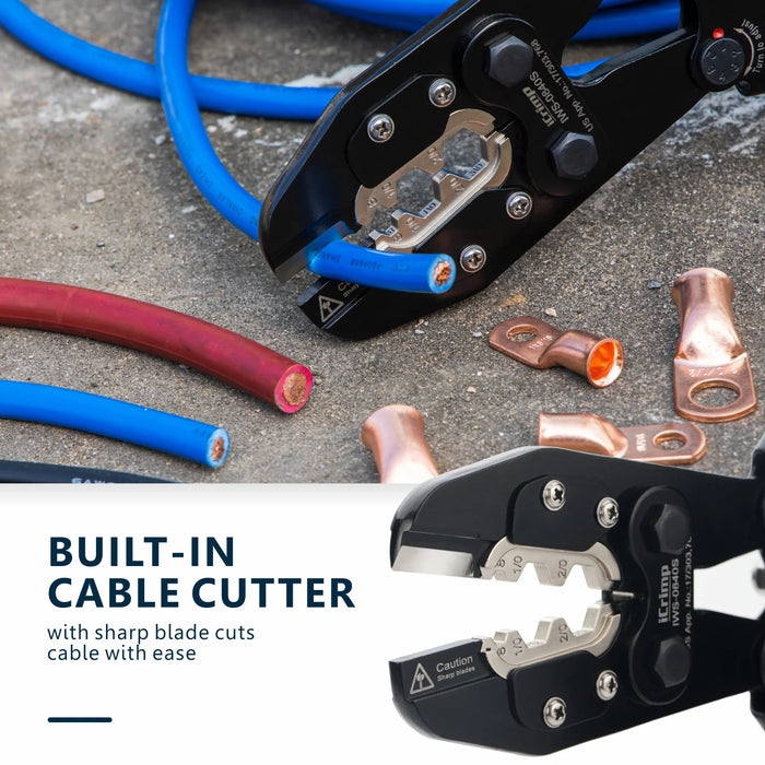 Built -in cable cutter