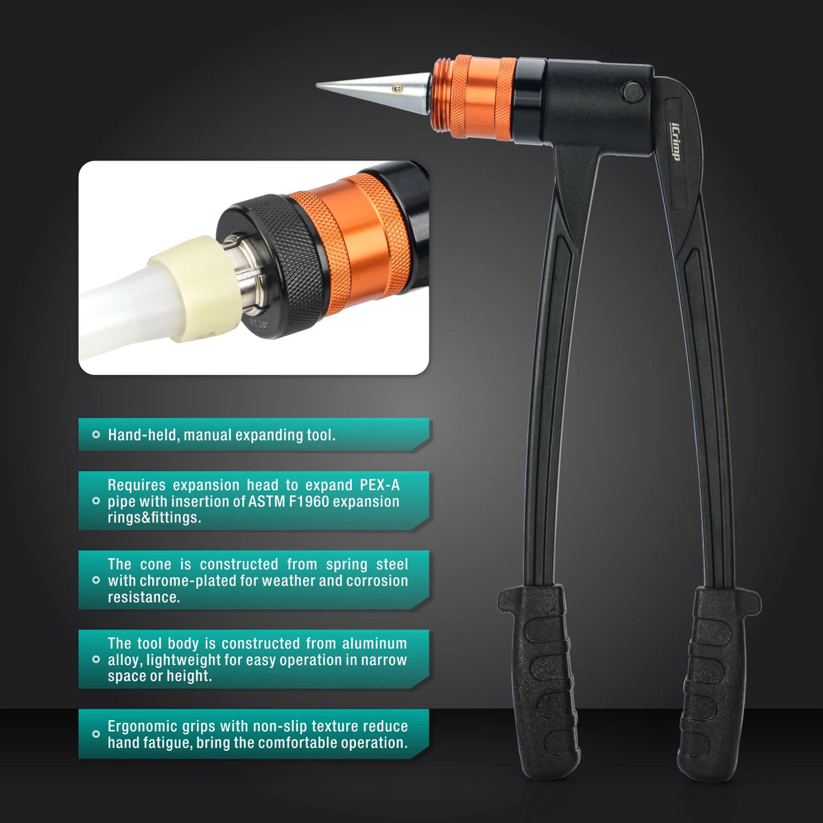 Characteristics of PEX Expansion Tool