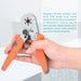 Compact ferrule crimper tool