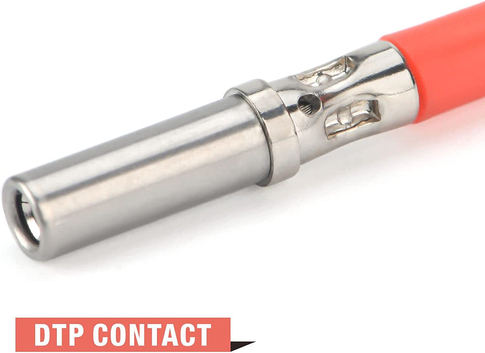 iCrimp HD-0812D 12-8 AWG Upper Range Crimp Tool Eight Indent Deutsch Solid Contacts & Harting HAN C, HAN D, HAN E Heavy Duty Contacts