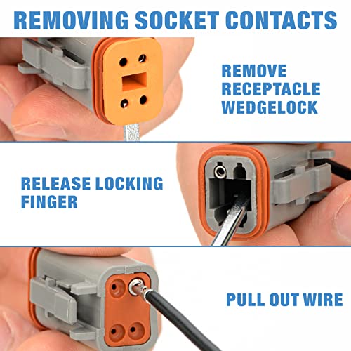 Removing socket contacts