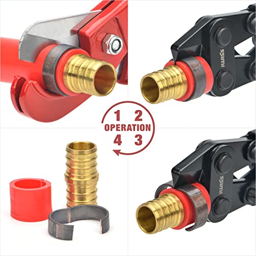 iCrimp 3/4-Inch PEX Pipe Crimp Copper Rings, Skid-Proof, F1807 Standard-50pcs