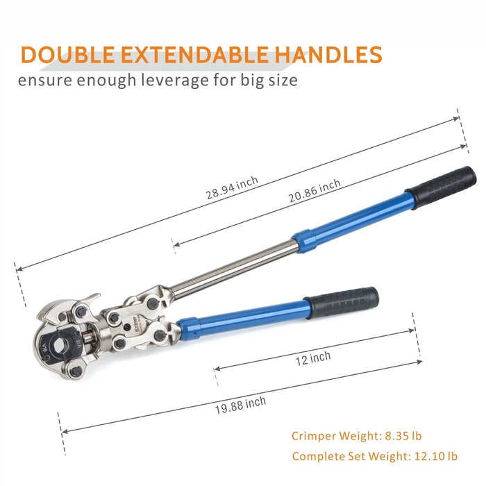 Double extendable handles