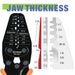 Jaw thickness of IWS-1442L Open Barrel Terminals Crimper
