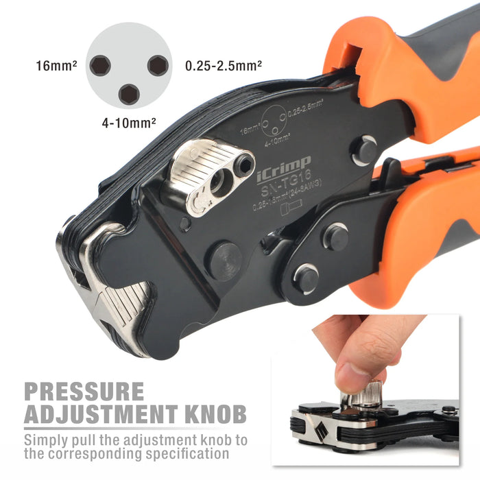 Pressure adjustment knob
