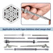 Applicable to multi-type stainless steel swage stud