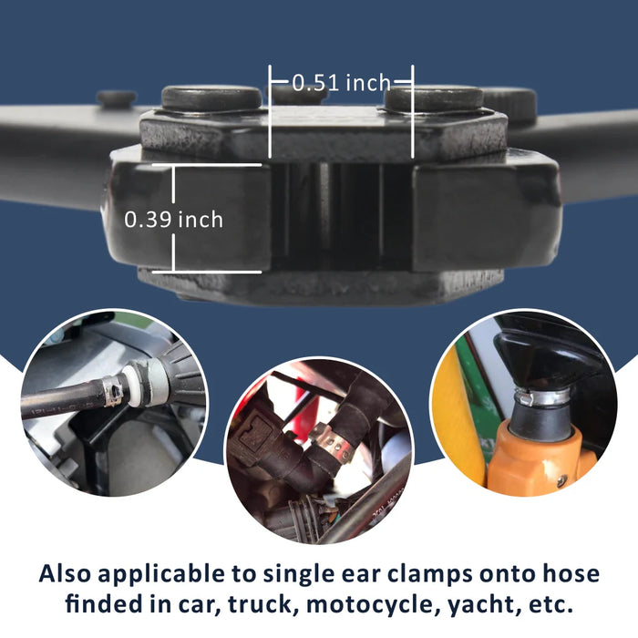  applicable to single ear clamps onto hose finded in car, truck, motocycle,yacht, etc.