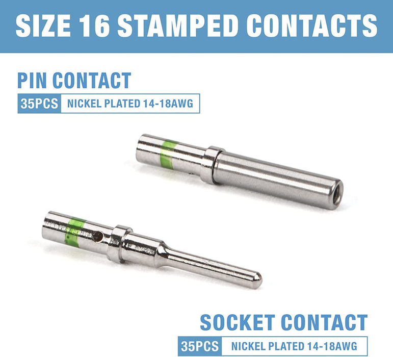 Size 16 Solid Pins