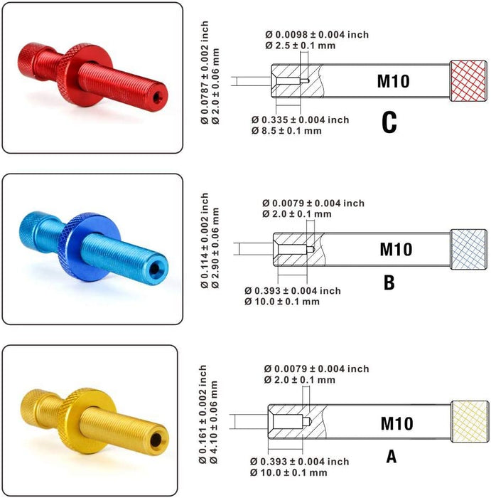 iCrimp HD-0812D 12-8 AWG Upper Range Crimp Tool Eight Indent Deutsch Solid Contacts & Harting HAN C, HAN D, HAN E Heavy Duty Contacts
