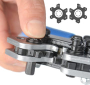 Battery Cable Lug Crimping Tool for 8, 6, 4, 2, 1, 1/0 AWG Heavy Duty Wire Lugs