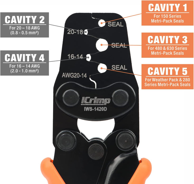 Weather-Pack/Metri-Pack Crimping Tool IWS-1420D