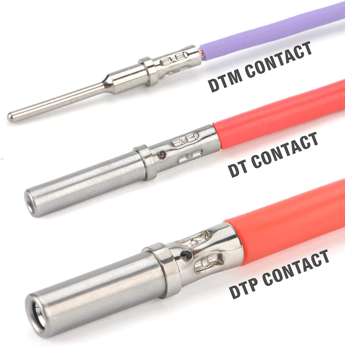 iCrimp Deutsch Crimper for DT, DTM, DTP Connectors(12-26AWG), Size 20, 16, 12 Solid Contacts, Equivalent to HDT-48-00