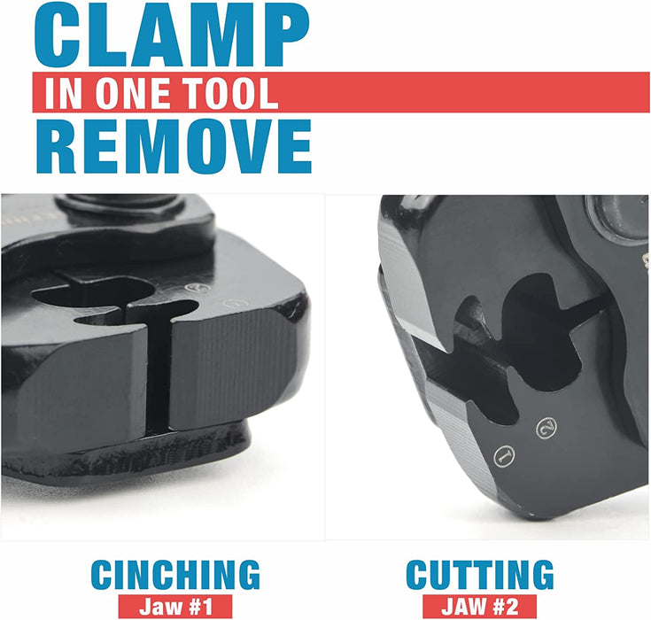 Clamp and remove in one tool