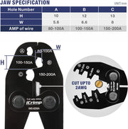 Jaw specification