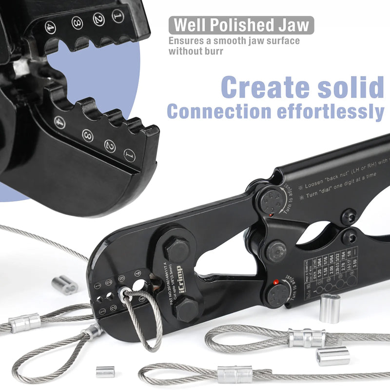 Swaging Tool well polished jaw