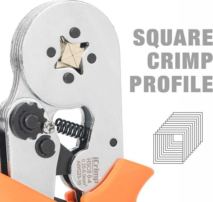 Square crimp profile