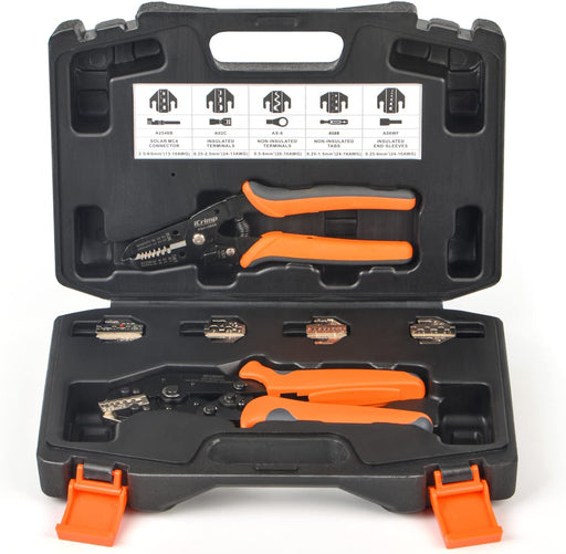 Quick Change Ratcheting Crimper Tool Kit SN-PM