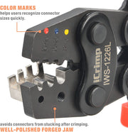 color marks and well polished forged jaw