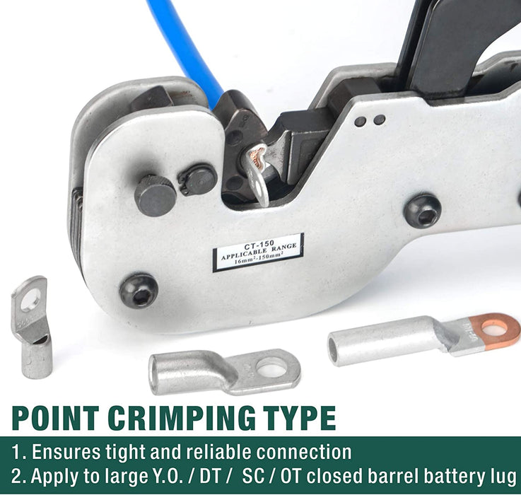 Point crimping type