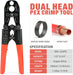 Dual head PEX Crimping Tool