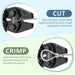 Wire Rope Crimping Tool cut and crimp
