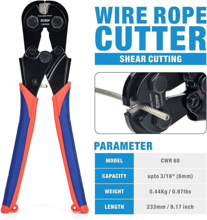 Wire rope cutter