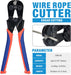 Wire rope cutter