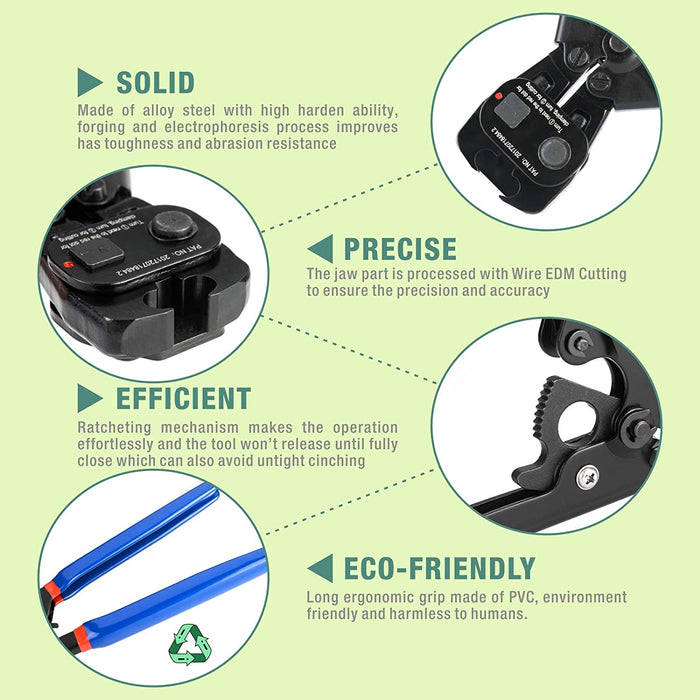 Characteristics of Ratchet PEX Cinch Tool