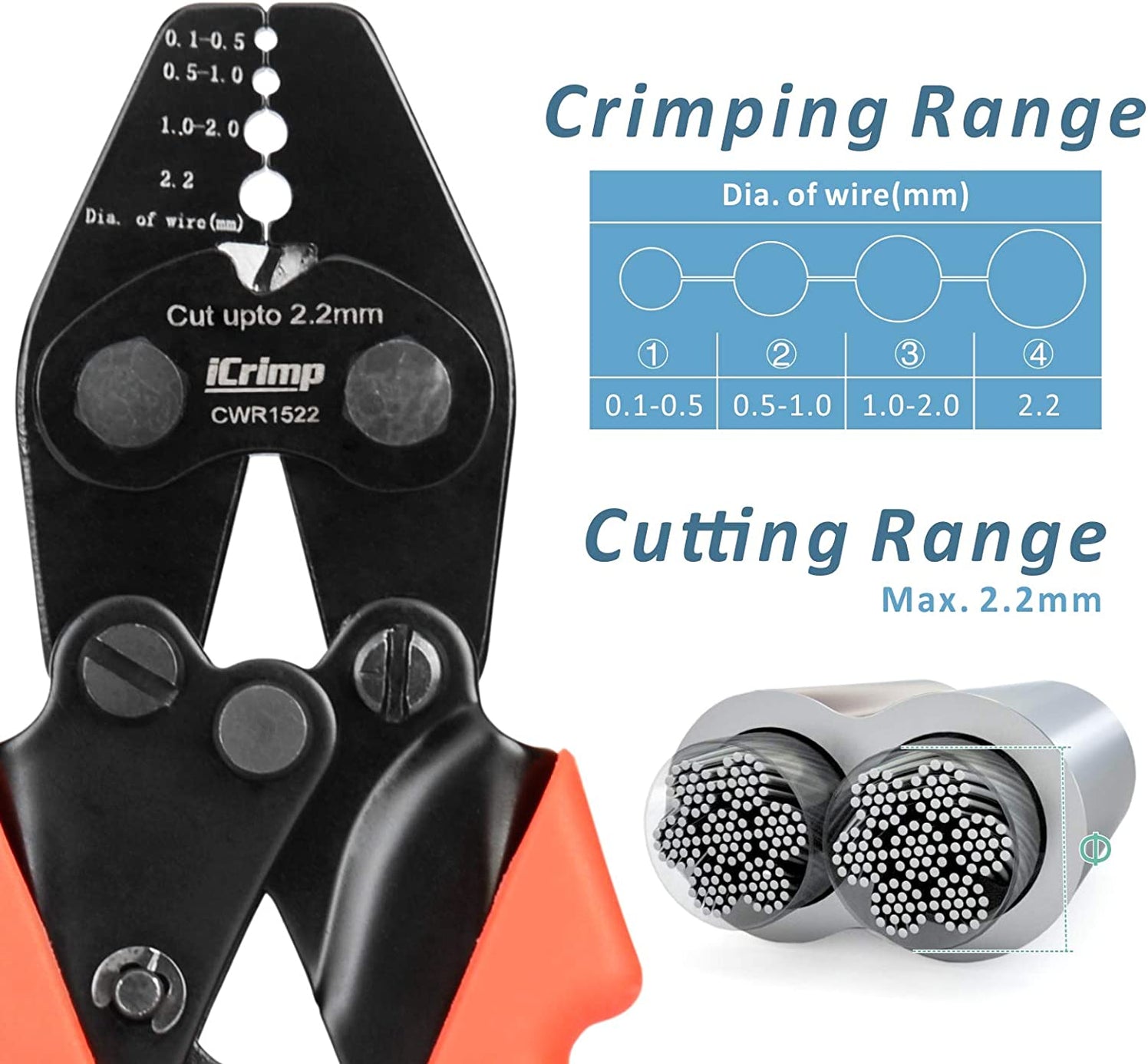Wire Rope Crimper Set for Cable Railing with 150pcs Sleeves — iCrimp Tools