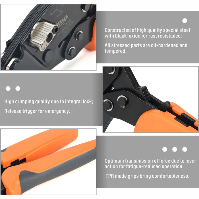 Characteristics of Front Loading End Sleeve Crimper