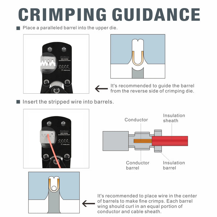 Crimping guidance