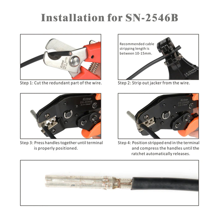 Instruction manual for SN-2546B