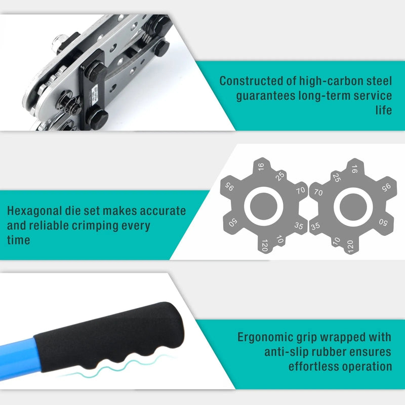 Characteristics of HX-120B Wire Terminal Crimping Tool