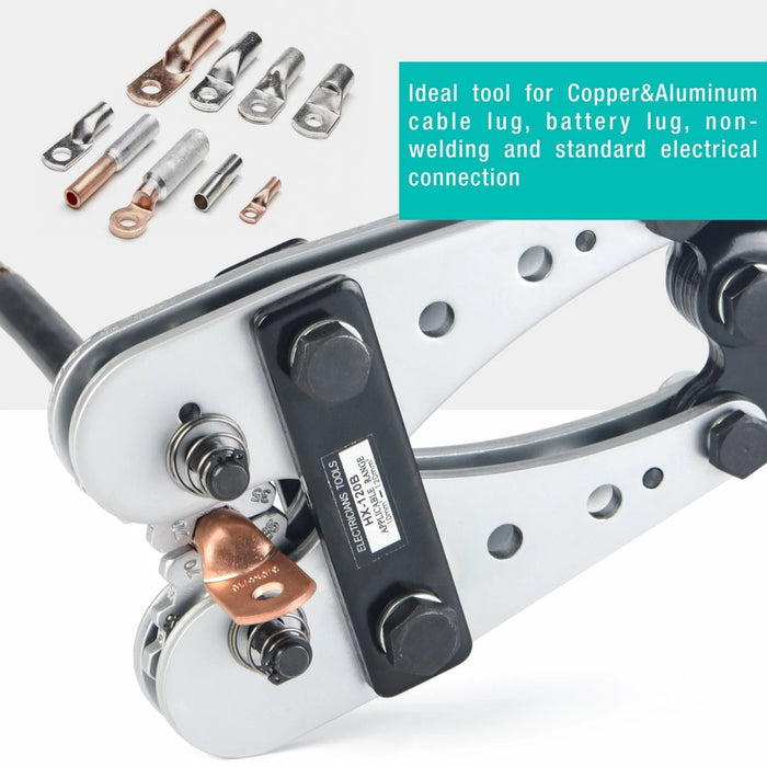 Ideal tool for Copper&Aluminum cable lug, battery lug, non-welding and standard electrical connection