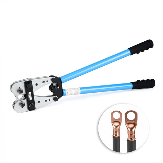 HX-120B Battery Cable Crimper for 10-120mm² Heavy Duty Wire Lugs