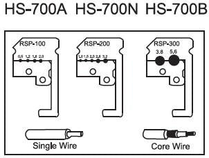 HS-700A HS-700N HS-700B