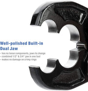 Well polished built in dual jaw