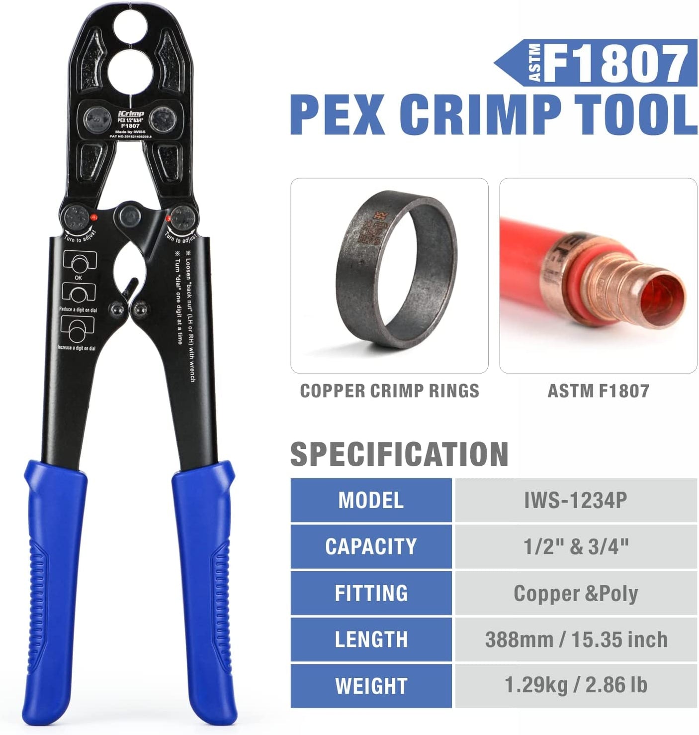 F1807 Pex Cutting Tool For 1 2 inch 3 4 inch Copper Rings ICrimp Tools f1807-pex-cutting-tool-for-1-2-inch-3-4-inch-copper-rings-icrimp-tools